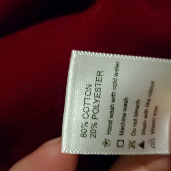 Red Velvet Dress with mesh top - Picture 5 of 5